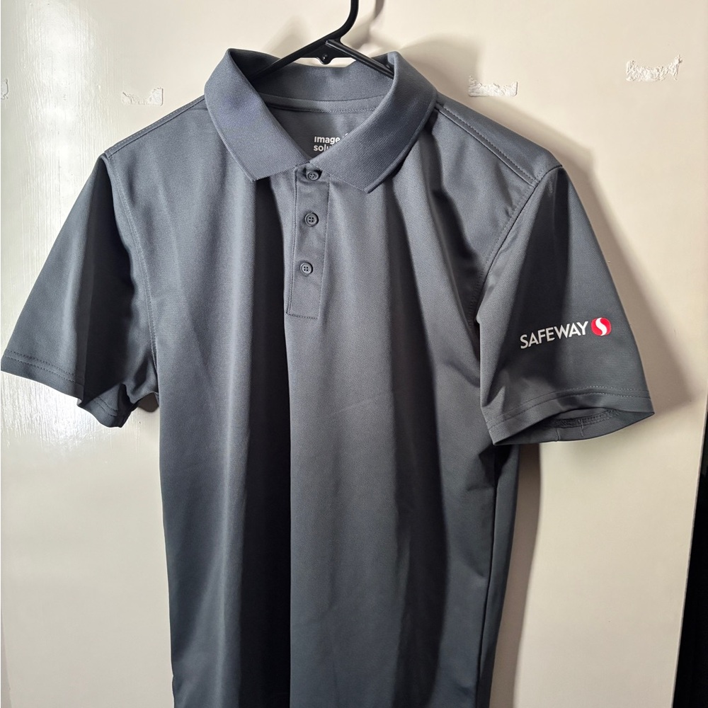 Safeway Gray Polo w/ Logo on Sleeve